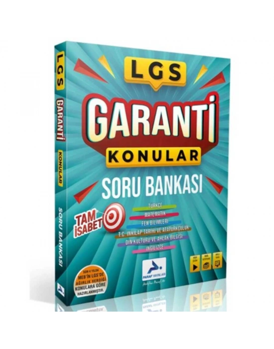 PARAF LGS GARANTİ KONULAR SORU BANKASI