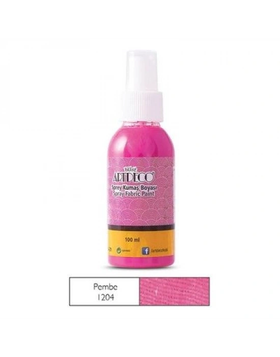 Artdeco Sprey Kumaş Boyası 100ml Pembe 1204