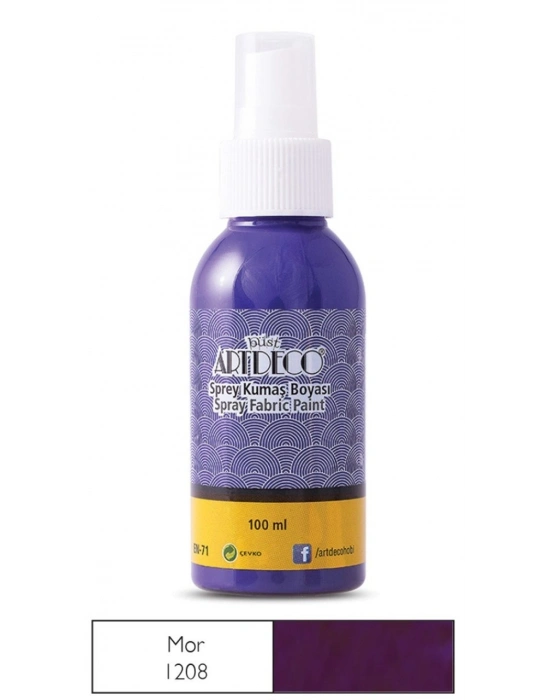 Artdeco Sprey Kumaş Boyası 100ml Mor 1208