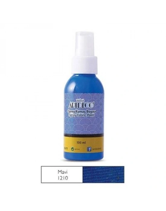 Artdeco Sprey Kumaş Boyası 100ml Mavi 1210