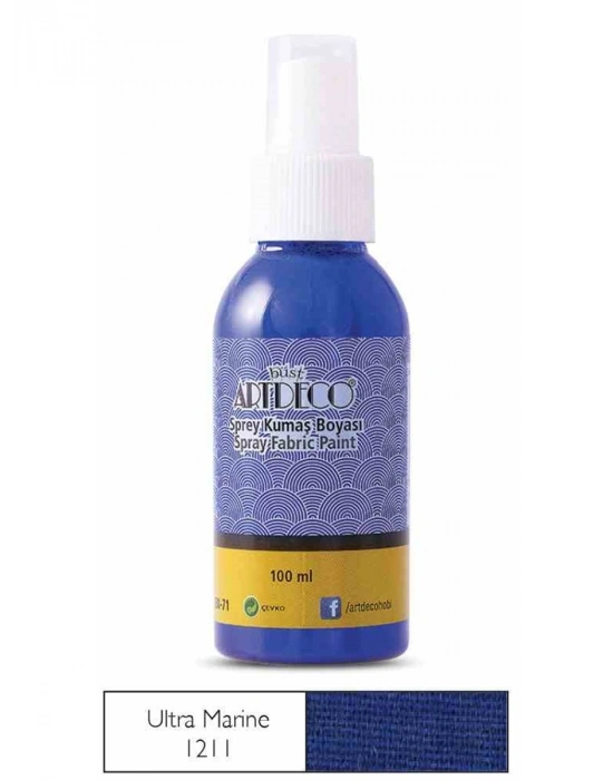Artdeco Sprey Kumaş Boyası 100ml Ultramarin 1211