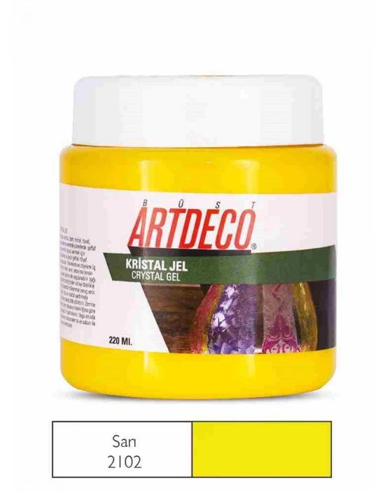 Artdeco Kristal Jel 220ml Sarı 2102