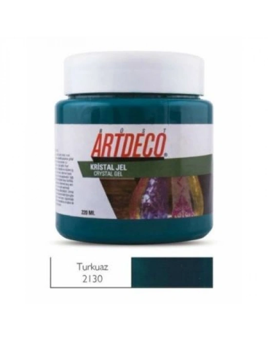 Artdeco Kristal Jel 220ml Turkuaz 2130