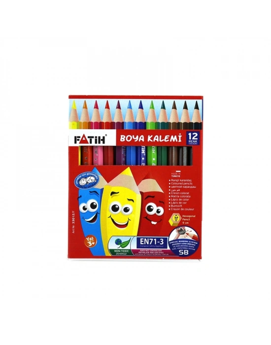 Fatih Kuruboya 12 Renk Yarım Boy