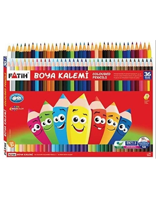 FATİH KURU BOYA 36 RENK TAM BOY