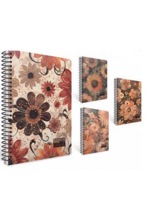 GIPTA BROWN BOOK SP. SERT KAP. DEF. 17x24 100 YP. ÇİZ.