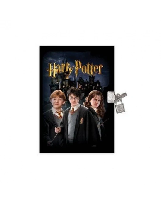 KESKİN HARRY POTTER KİLİTLİ HATIRA DEFTERİ 80 YP.