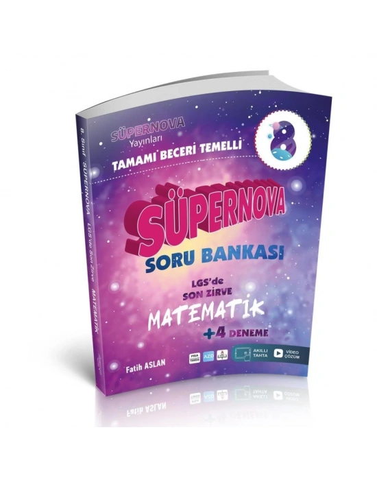 8. SINIF SÜPER NOVA MATEMATİK SORU BANKASI