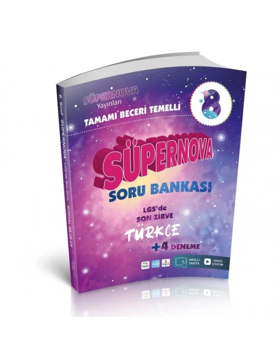 8. SINIF SÜPERNOVA TÜRKÇE SORU BANKASI