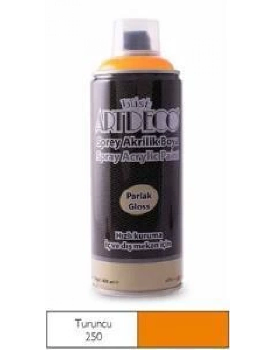 Artdeco Akrilik Sprey Boya 400ml Turuncu 250