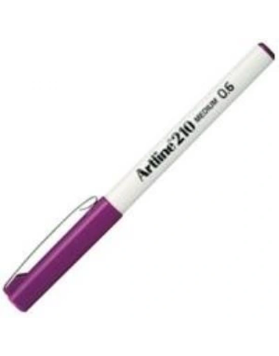Artline 210N Keçe Uçlu Yazı Kalemi Uç:0,6mm Magenta