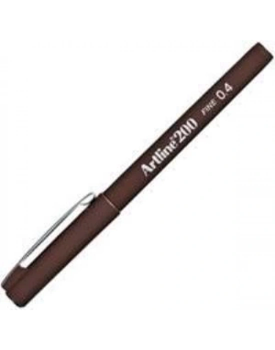 ARTLİNE 220 KEÇE UÇLU YAZI KALEMİ UÇ:0.2MM DARK BROWN