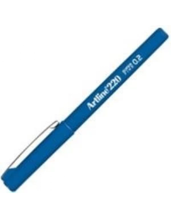ARTLİNE 220 KEÇE UÇLU YAZI KALEMİ UÇ:0.2MM ROYAL BLUE