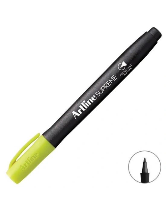 Artline Supreme Permanent Marker Parlak Sarı