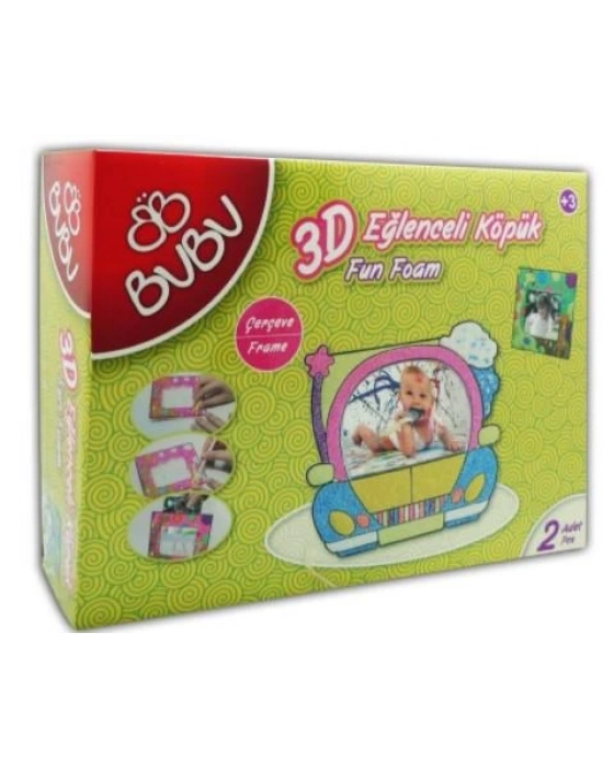 Bu-Bu 3D Eğlenceli Köpük Çerçeve