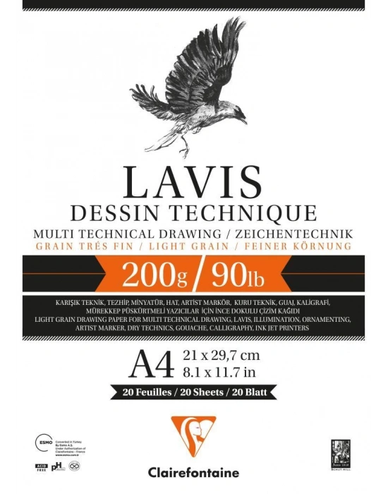 CLRF MULTİ TEKNİK LAVİS 20 YP200 GR. A4 YPŞK DFT