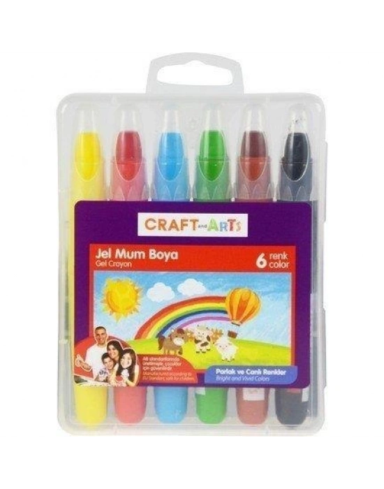 Craft and Arts Jel Mum Boya 6lı Paket