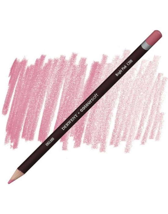 Derwent Coloursoft Bright Pink C200