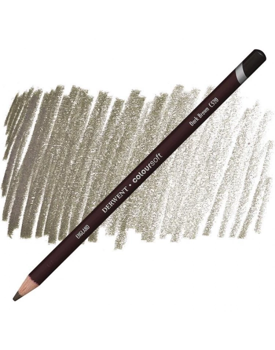 Derwent Coloursoft Dark Brown C520