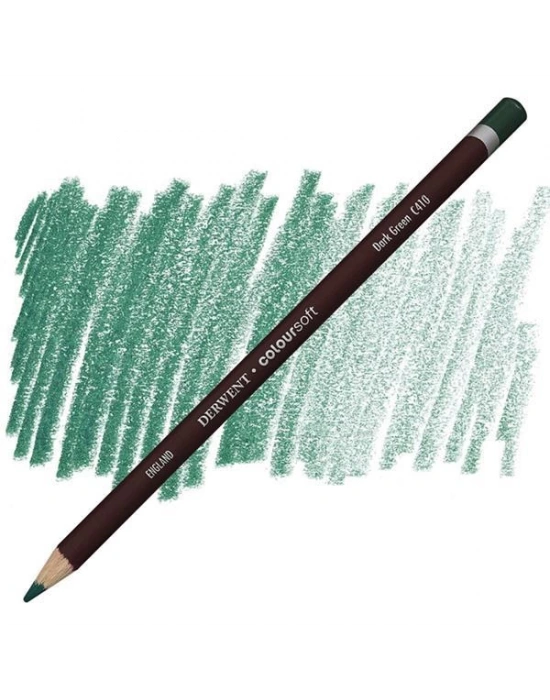 Derwent Coloursoft Dark Green C410