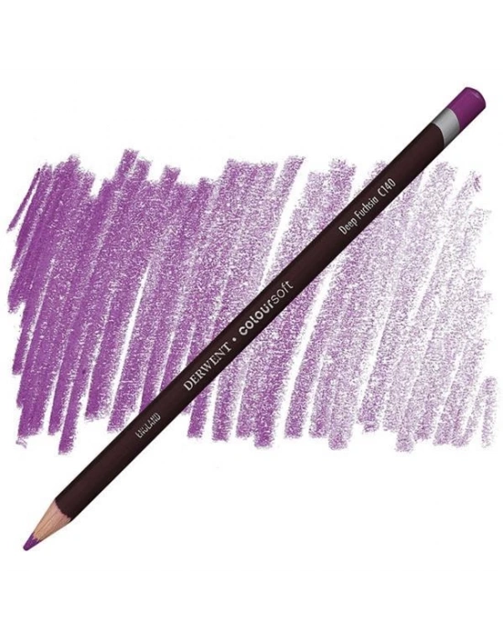 Derwent Coloursoft Deep Fuchsia C140