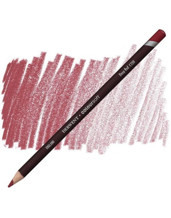 Derwent Coloursoft Deep Red C130
