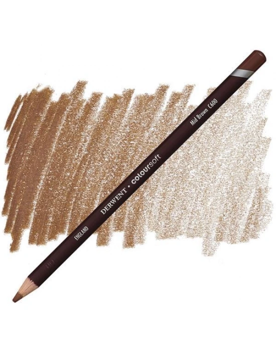 Derwent Coloursoft Mid Brown C600