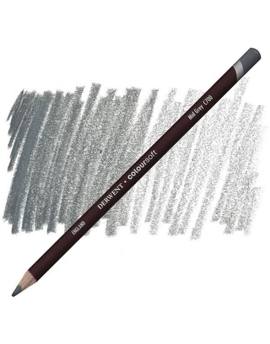 Derwent Coloursoft Mid Grey C700