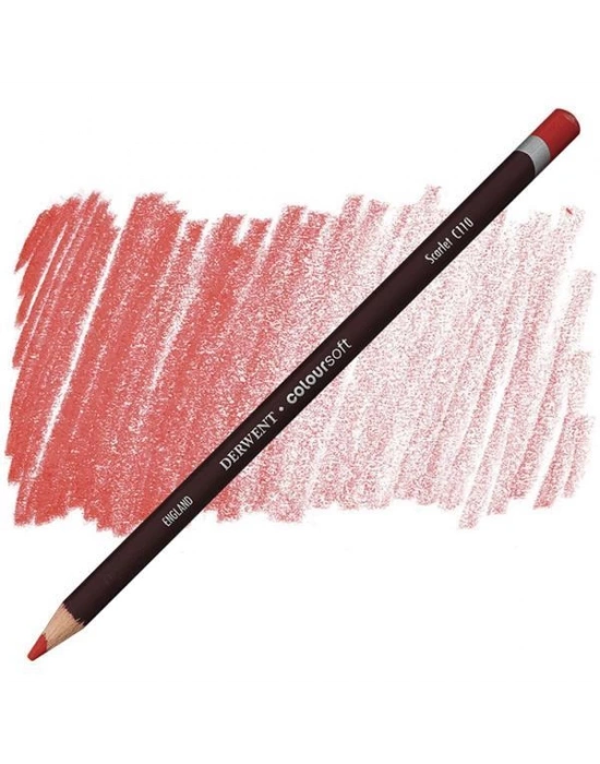 Derwent Coloursoft Scarlet C110