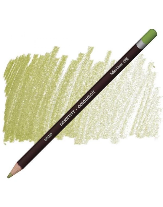 Derwent Coloursoft Yellow Green C450