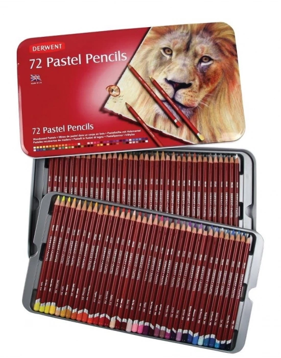 DERWENT PASTEL PENCIL 72Lİ TENEKE KUTU