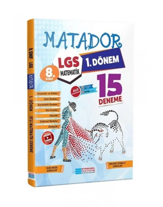 EVRENSEL 8.SINIF LGS MATADOR MATEMATİK 15 DENEME