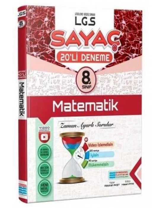 EVRENSEL 8.SINIF SAYAÇ 20Lİ DENEME MATEMATİK