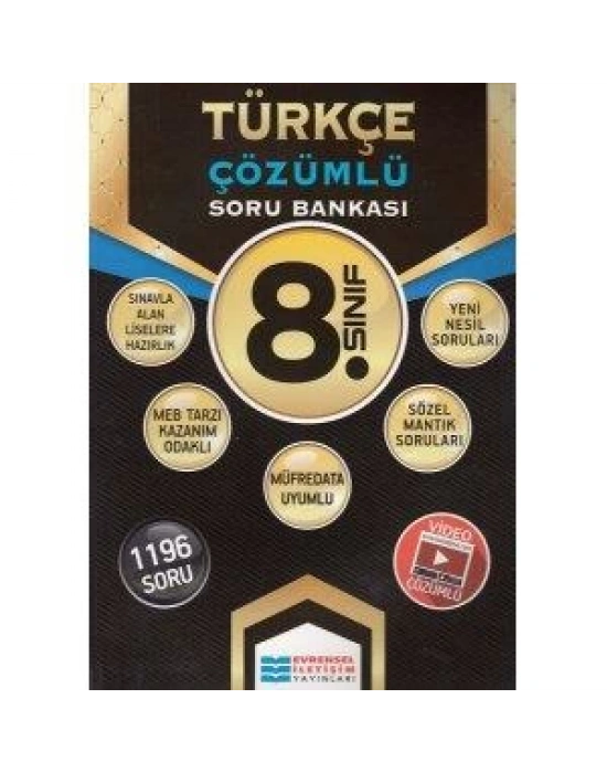 EVRENSEL 8.SINIF TÜRKÇE SORU BANKASI