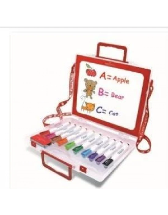 Faber-Castell Çantalı Beyaz Tahta Kalemi 10 Renk