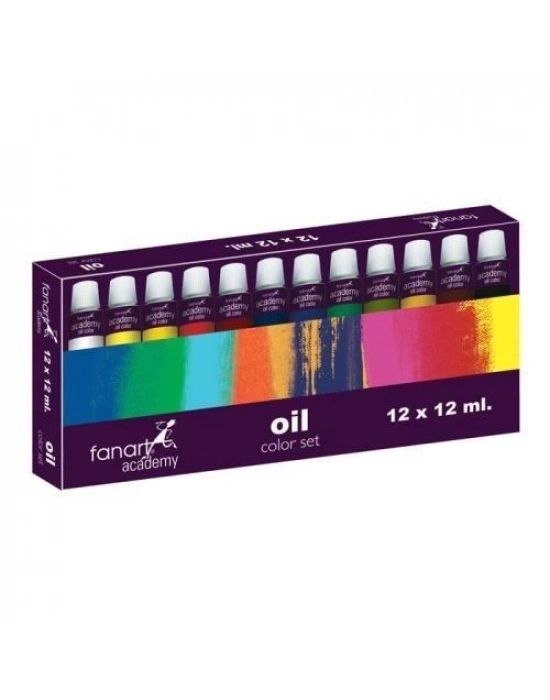 Fanart Academy Yağlı Boya Seti 12x12ml