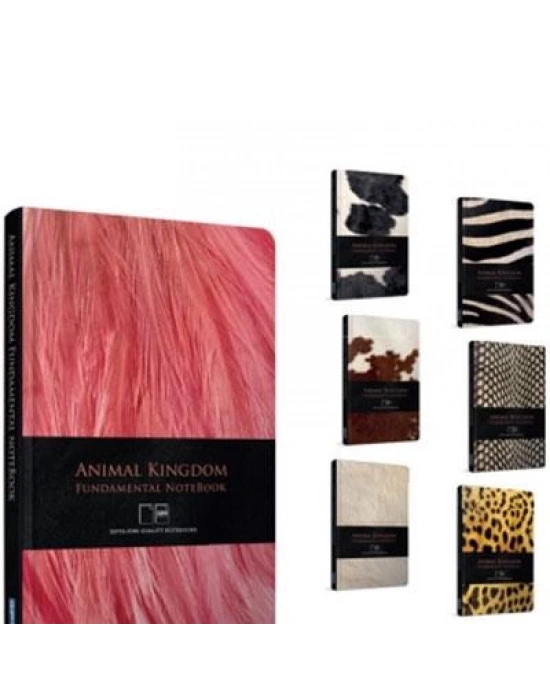 GIPTA Animal Kıngdom İp. Dkş. 120 Yp. Kareli Sert Kapak Defter