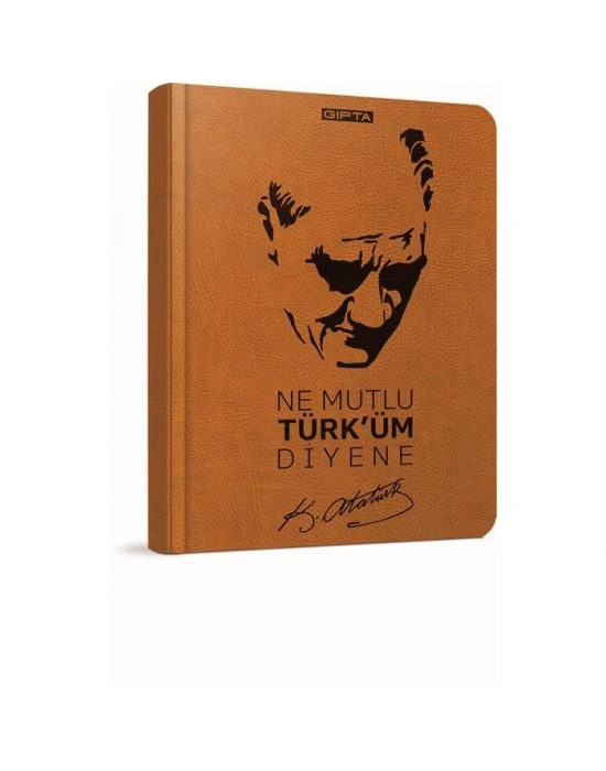 GIPTA ATATÜRK İP.DKŞ. 120 YP.ÇİZ. SERT KAP.DF.13x21-(STND)