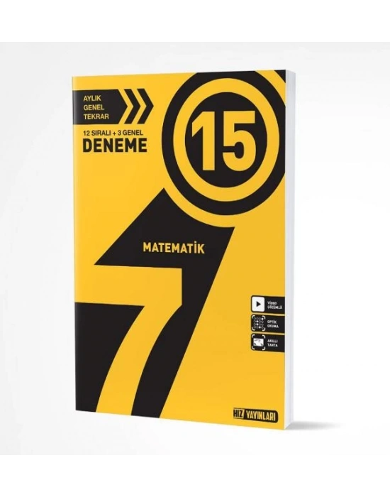 HIZ 7. SINIF MATEMATİK 15Lİ DENEME