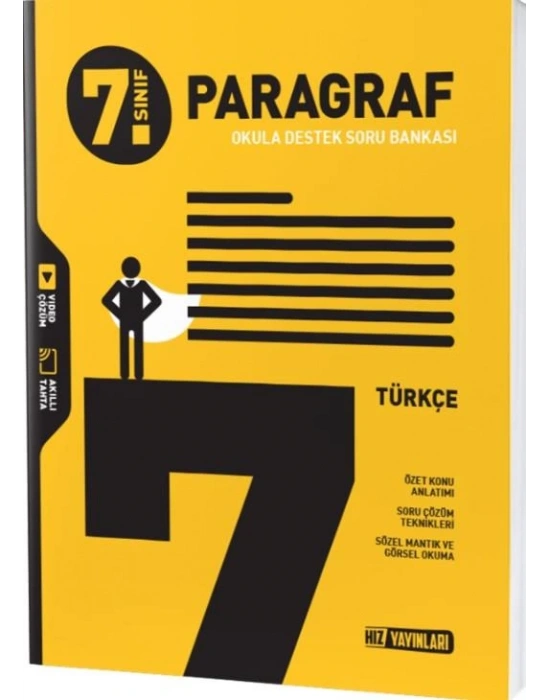 HIZ 7. SINIF TÜRKÇE PARAGRAF SORU BANKASI (YENİ)