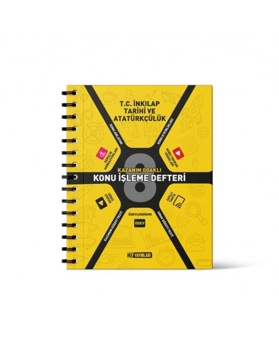 HIZ 8. SINIF T.C. İNKILAP TARİHİ VE ATATÜRKÇÜLÜK KONU İŞLEME DEFTERİ
