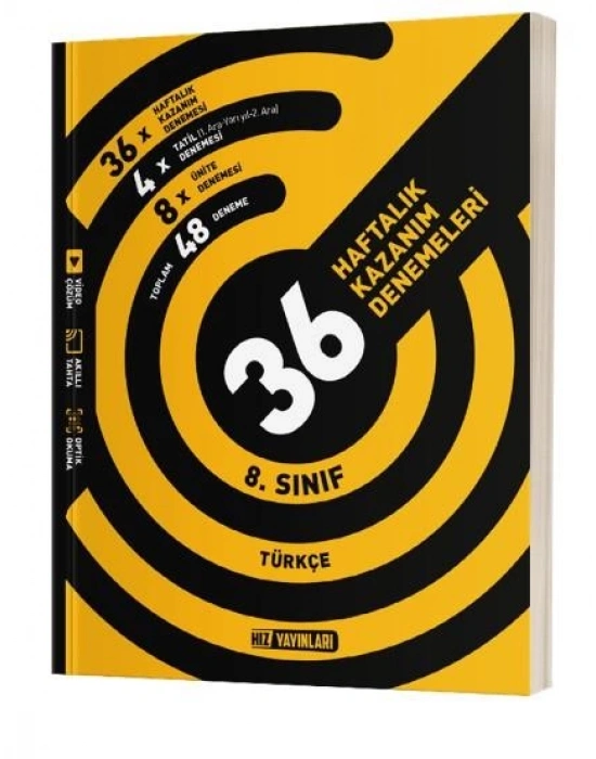HIZ 8. SINIF TÜRKÇE HAFTALIK DENEME