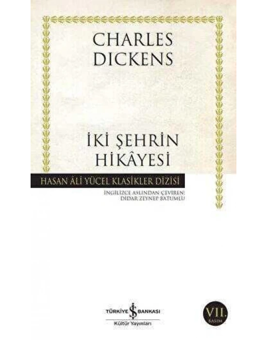 İKİ ŞEHRİN HİKAYESİ (K.KAPAK)