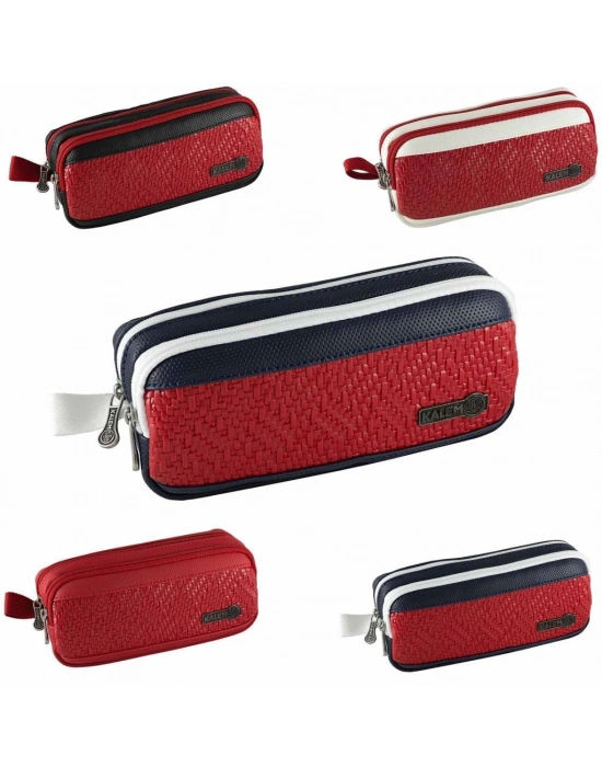 KALEMLİG CHECKER ÇİFT BÖLMELİ KALEM ÇANTASI