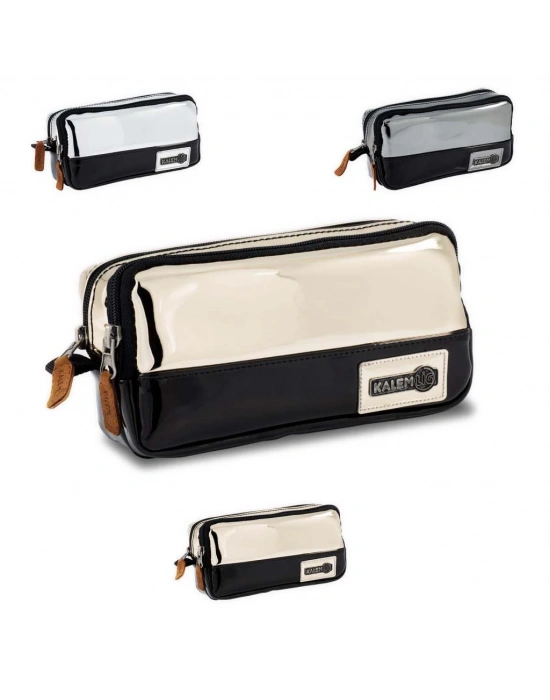 KALEMLİG ÇİFT BÖLMELİ  MIRROR KALEM ÇANTASI