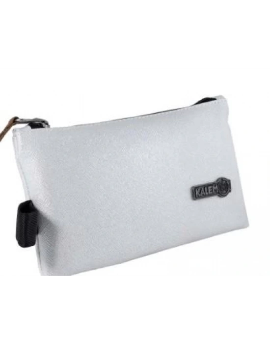 KALEMLİG SHINE ENVELOPE XL KALEM KUTU BEYAZ-GRİ RENKLER