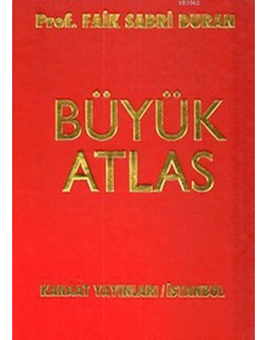 Kanaat Büyük Atlas (Ciltli)