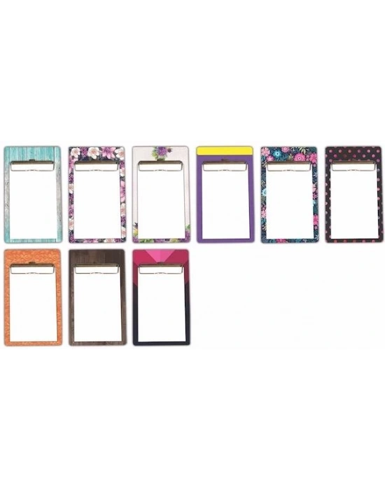 K.Color 12,5*21cm Ahşap Sekreter Notluğu-Kağıtlı