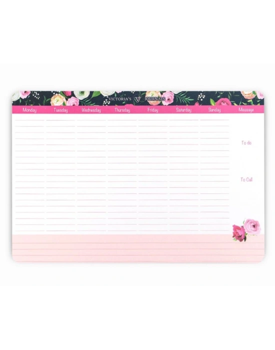 KESKİN VJ Spring Garden 17*24 Weekly Planner