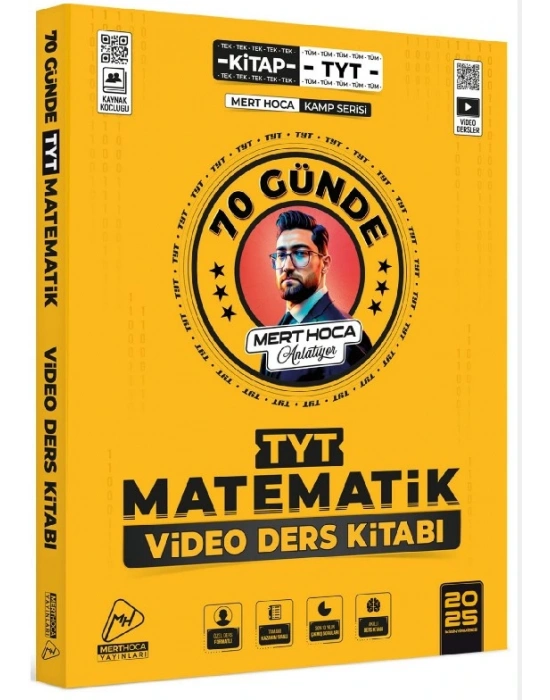 KR AKADEMİ 70 Günde TYT Matematik Kampı Video Ders Kitabı Mert Hoca 2025